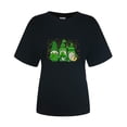 thumbnail image 4 of LSLJS Col Rond Imprimé Trèfle de Saint Patrick Manches Courtes Décontracté Ample Manches Courtes Col Rond Haut/chemise, Cadeaux pour Femmes, 4 of 4