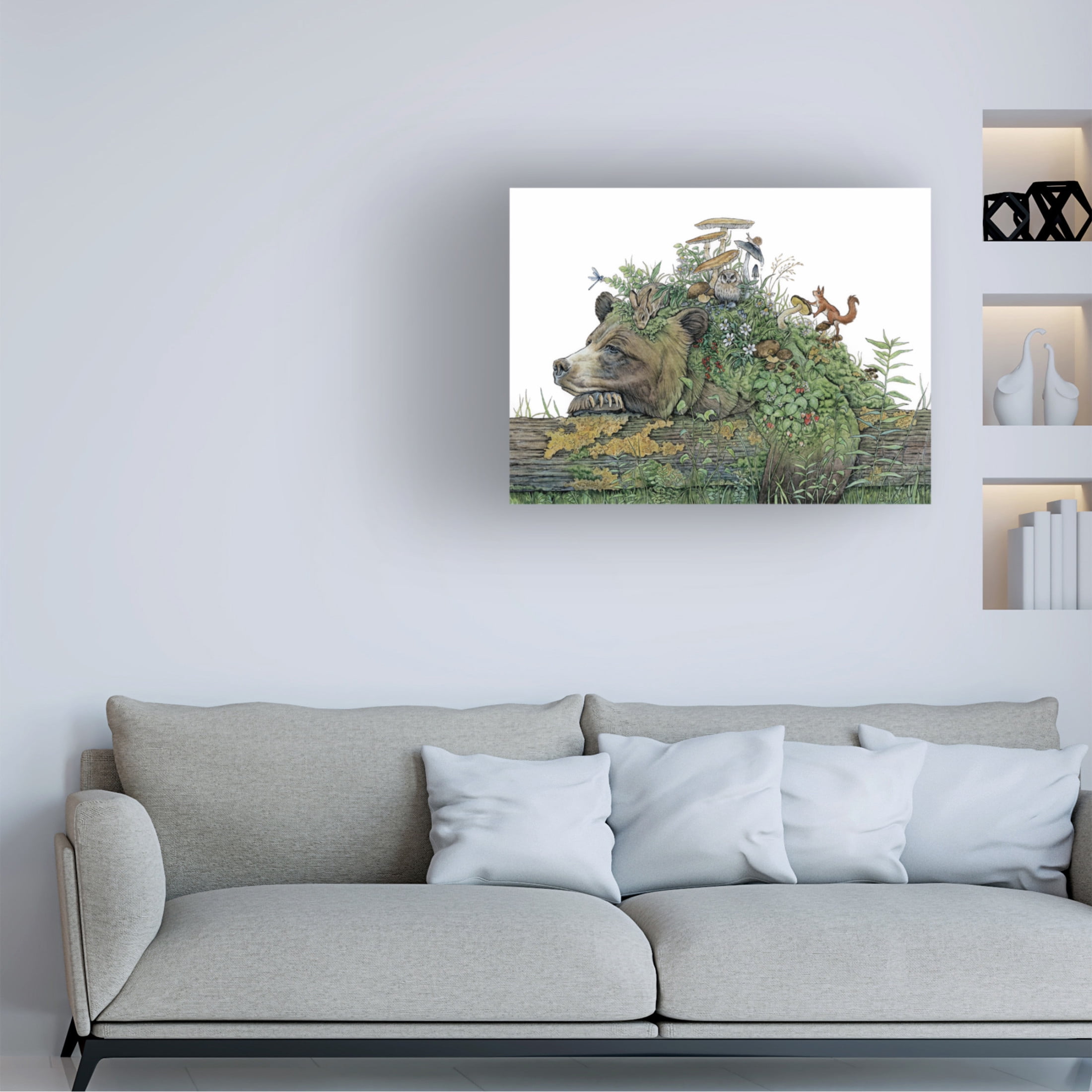 Trademark Fine Art Lea Chaillaud All As One Canvas Wall Art