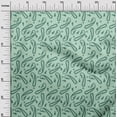 thumbnail image 3 of oneOone Polyester Spandex Light Mint Green Fabric Asian Contemporary Paisley Sewing Material Print Fabric By The Yard 56 Inch Wide, 3 of 4