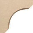 thumbnail image 3 of 12"W x 24"D x 24"H Classic Legacy Rough Cedar Woodgrain TimberThane Corbel, Primed Tan, 3 of 6