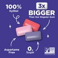 thumbnail image 5 of PUR Jumbo Gum, Aspartame Free Chewing Gum, 100% Xylitol, Natural Bubblegum, Grape, Watermelon Flavor, 20 Pieces, Pack of 1, 5 of 6
