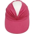 thumbnail image 2 of Chapeau de Soleil pour Femmes, Visière de Plage Protection UV avec Grand Bord pour Sports Plage Golf Randonnée, 2 of 5