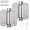 Satin Nickel, variant on 2 Pack Self-Closing Door Hinge 3.5 Inch Rounded 5/8 Radius, Spring Hinges Adjustable Tension, Automatic Door Closer Hinge for Interior Exterior Residential Indoor Doors, Satin Nickel, UL listed