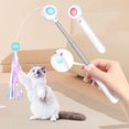 thumbnail image 2 of Juguetes interactivos para gatos, palo retráctil para gatos, juguete para gatos, varita láser para gatos, suministros para mascotas, productos, accesorios para gatos, 2 of 5