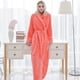 thumbnail image 3 of Camisón de franela alargado y grueso para parejas, para otoño e invierno, albornoces para hombres y mujeres, pijamas de vellón coral extragrandes, 3 of 6