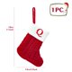 thumbnail image 1 of Calcetines de punto con letras de copo de nieve para decoración del hogar, adorno de árbol de Navidad, regalo, 2023, 2024, 1 of 4