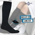 thumbnail image 7 of Yacht & Smith Big And Tall Mens Athletic Cotton Tube Socks, Wholesale Bulk Pack Referee Socks - King Size, by SOCKS’NBULK, 7 of 7