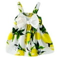 thumbnail image 2 of Gyratedream Newborn Baby Girls Fruit Bowknot Princess Dress Summer Strap Dresses,0-5Y, 2 of 4