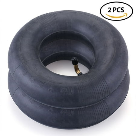 2 PCS 2.80/2.50-4 Inner Tube for Hand Trucks, Utility Cart, Lawn Mowers, Wheelbarrows, Dollys, Scooters, Replacement 2.80-4 2.50-4 Tire Inner Tube with TR87 Bent Valve