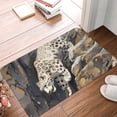 thumbnail image 4 of Balery Graceful Snow Leopard Felpudo de franela, resistente a las manchas y a la decoloración, para uso interior y exterior, fácil de limpiar, 40 x 60 cm, 4 of 7