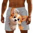 thumbnail image 2 of Pantalones de Cintura Elásticos con Cordón para Hombres, Desgaste Casual Y Cómodo, Tela Ligera Y Transpirable, Ideal para Días de Playa, Entrenamientos, Errores, Relajación en Casa, 2 of 3