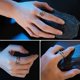 thumbnail image 4 of Anillo de caléndula apilable ajustable de plata S925, regalo de joyería para mejores amigos JAMW Sencillez, 4 of 5