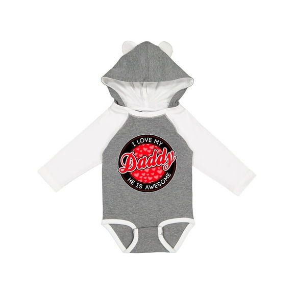 Inktastic I love my daddy Boys or Girls Long Sleeve Baby Bodysuit