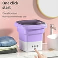thumbnail image 6 of Portable Small Washing Machine,13L Capacity Foldable Mini Washer,Ideal for Baby Clothes, Underwear & Small Items. Perfect for Apartments, Dorms, RVs & Travel (Green), 6 of 10