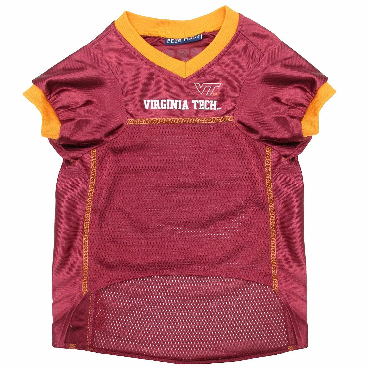 Pets First Collegiate Virginia Tech Hokies Football/Basketball Mesh Jersey for Pet Dog. available in 40+ Teams - Extra Small
