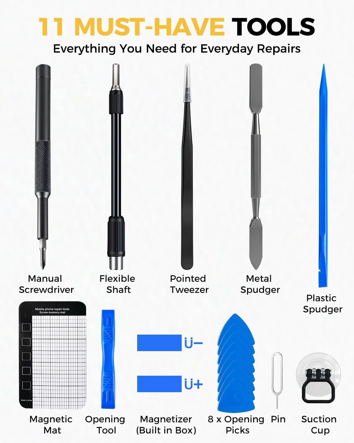 Mini Electric Screwdriver Set 160-in-1: Small Power Cordless - 140 S2 Precision Bits  5 Torque Settings 4 Led Lights Magnetic Repair Tool Kit For Pc Electronics Tech Gifts Men Dad