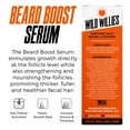 thumbnail image 3 of Wild Willies Beard Growth Serum - Natural Enhancer with Biotin, Caffeine & Essential Oils for Fuller, Thicker Facial Hair - Nourishing Daily Grooming, 3 of 8