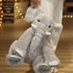 thumbnail image 3 of Set de regalo para bebés HUOGUO de peluche con forma de elefante de 45 cm para dormir, 3 of 5