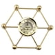 thumbnail image 5 of Reloj de escritorio geométrico, reloj de escritorio moderno, decoración del hogar, reloj decorativo de Metal sin para cocina, sala de estar, Hotel, oficina Hexágono, 5 of 8