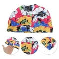 thumbnail image 3 of Gorros de natación de estilo de tinta transpirable de 1 Pc de Bargains Únicos, color variado, 3 of 6