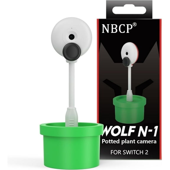 NBCP 720P HD Webcam for Switch 2 - Adjustable Lollipop Design, Plug-and-Play for AR Games & Video Calls