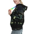 thumbnail image 4 of Saiise Five Nights At Freddy'S Women's Hoodies Long Sleeve Sweatshirts Drawstring Pullover Tops with Pocket Casual Loose-X-Large, 4 of 6