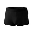 thumbnail image 2 of rygai Men Boxers U Convex Breathable Elastic Thin Loose Keep Warm Slimming Non-slip Winter Underpants for Daily Wear,Black 3XL, 2 of 8