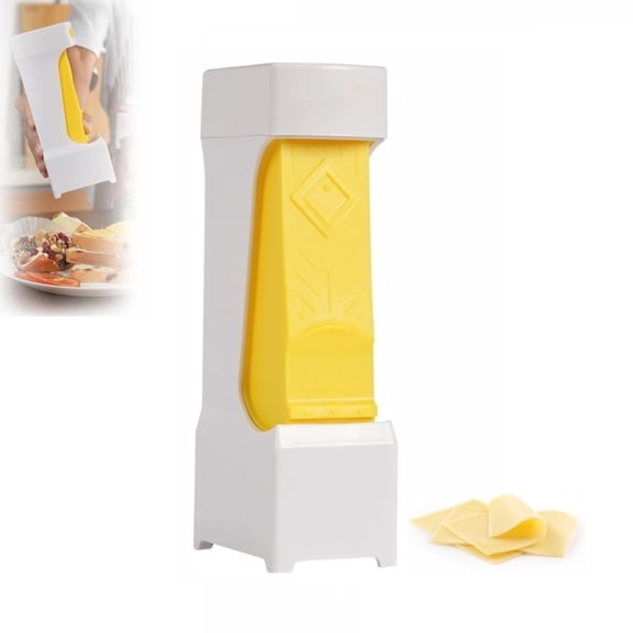 One-Click Butter Cutter Slicer with Storage Case, Stainless Steel Blade for Precise Slices, Butter Dispenser for Bread and Baking