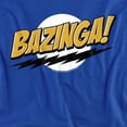 thumbnail image 2 of Big Bang Theory Bazinga Women's T Shirt, Royal, Small, 2 of 6