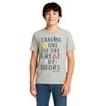 thumbnail image 3 of Eddie Bauer Boy's Hoodie and Tee Set (Green Camo/Gray, Small), 3 of 9