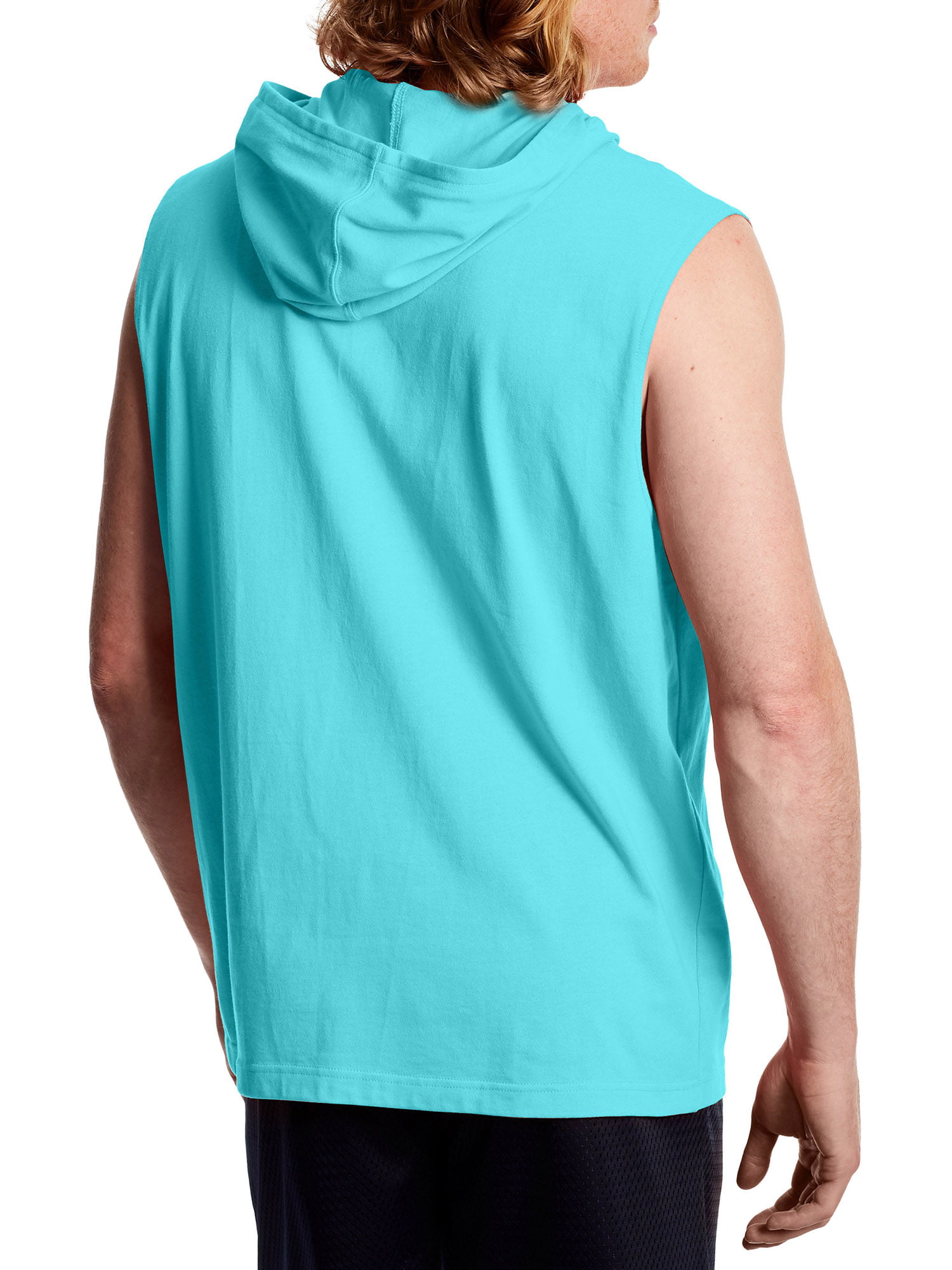 Champion Big and Tall Mens Sleeveless Popover Hoodie Gym Workout Mens Hoodies 
