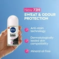 thumbnail image 3 of NIVEA Black & White Invisible 48H Protection Roll-On Anti-Perspirant - Water Lily, 3 of 5