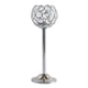 thumbnail image 2 of Candelabro votivo de cristal con mosaico y diamantes para mesa de comedor o boda 24cm Plata, 2 of 9