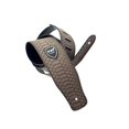 thumbnail image 4 of ZLight Sangle en Cuir PU Durable pour Guitare Basse Gris, 4 of 6