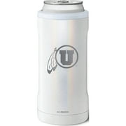 BruMate Utah Utes 12oz. Primary Mark Glitter Slim Can Cooler