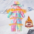 thumbnail image 2 of guisaled Snow Suits for Kids One Piece Waterproof Windproof Ski Suits Girls Boys Winter Outdoor Snowboard Warm Coveralls Romper Snowsuit, 2 of 9