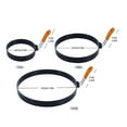thumbnail image 3 of TIMIFIS Frying and Baking Mold Stainless Steel Frying Meat Pie with Rubber Handle Does Not Stick to The Omelet Ring. Meat Pie Fryer with A Heart Flower Shaped Creat Kitchen Gadgets, 3 of 8