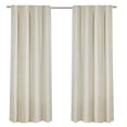 thumbnail image 7 of Better Homes & Gardens 100% Blackout Linen Blend Single Curtain, 50x63, Papyrus Beige, 7 of 7