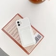 thumbnail image 5 of iPhone11 6.1 case with Card Holder, Ultra Slim Fit Silicone TPU Phone Cover Soft Shockproof Protective Phone case for iPhone11 6.1 - Black, 5 of 13