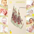 thumbnail image 3 of 3 Pack Unique Space Rocker Baby Muslin Washcloths, Let's Rock Super Soft Absorbent Face Towel Burp Cloths Cotton Bath Wipes Wash Cloth for Newborn Boys Girls, 3 of 7