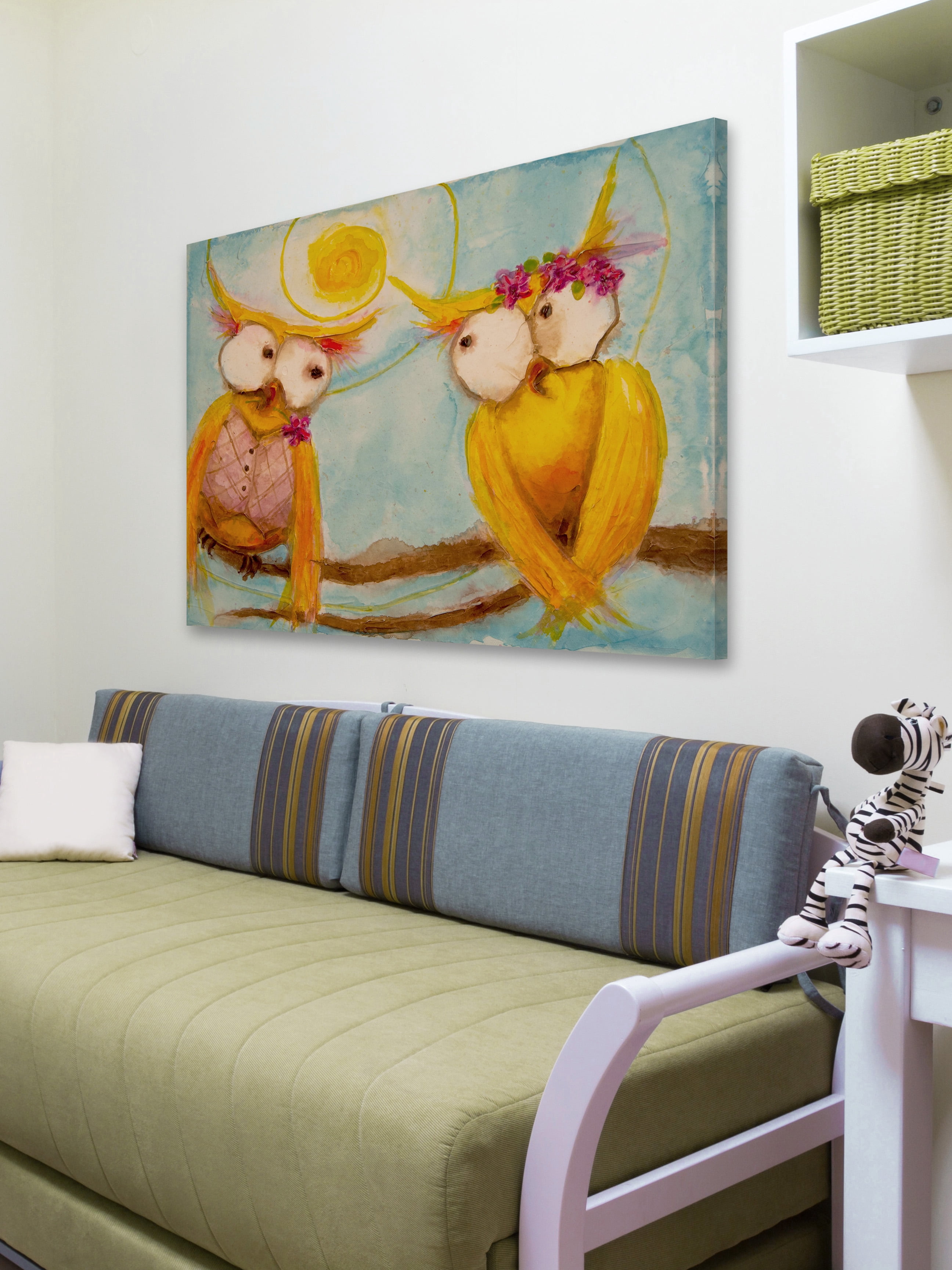 Marmont Hill Hoo’s Branch for Two Canvas Wall Art