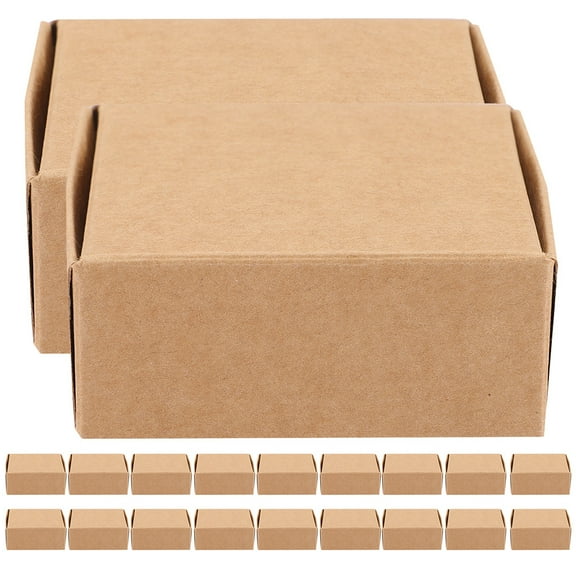 DINHEAROM 25-Pack Corrugated Paper Shipping Boxes for Packaging, Moving, Storage and Mailing