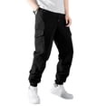 thumbnail image 2 of CENL Men Casual Pants Jogger Trousers Multi Pockets Slim-fit Streetwear Pant Fashion, 2 of 9