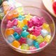 thumbnail image 4 of 20Pcs Cute Star Sqaure Fruit Shape Reusable Plastic Ice Cubes for Drinks Whiskey Multicolor Refreezable Fadeless Cooling Artificial Ice Ball Maker, 4 of 4