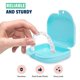 thumbnail image 3 of Retainer Case 2pcs Odorless Mouth Guard Case Ventilated, Durable & Hygienic for Carrying and Protecting Braces3.14 inch (Bluish), 3 of 4