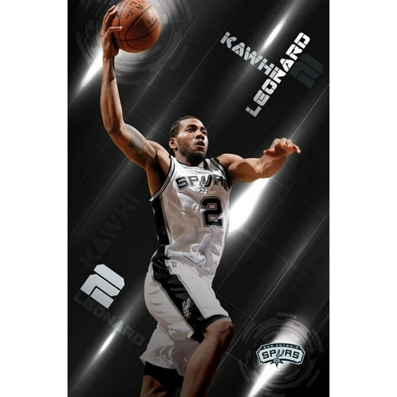 San Antonio Spurs - Kawhi Leonard 16 Laminated Poster Print (22 x 34)