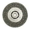 Radnor 4'' X M-10 x 1.25 Carbon Steel Crimped Wire Wheel Brush For Use On Small Angle Grinders