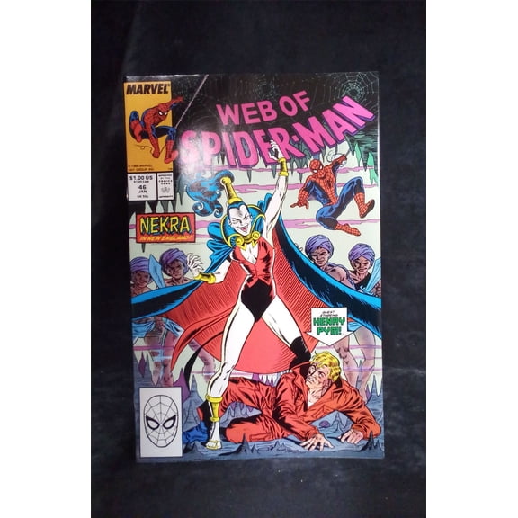Pre-Owned Web of Spider-Man #46 1989 Marvel Comics Comic Book
