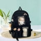 thumbnail image 4 of Mochila Jinwen Mochila linda con múltiples bolsillos Negro, 4 of 6