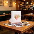 thumbnail image 2 of Mini Photo Album with Heart Cutout, Compact 4.33x3.35In Desktop Decor, Holds 3 Inch Prints, Perfect for Photocards Pictures and Small Keepsakes, Portable Lightweight Gift Ready, 2 of 6